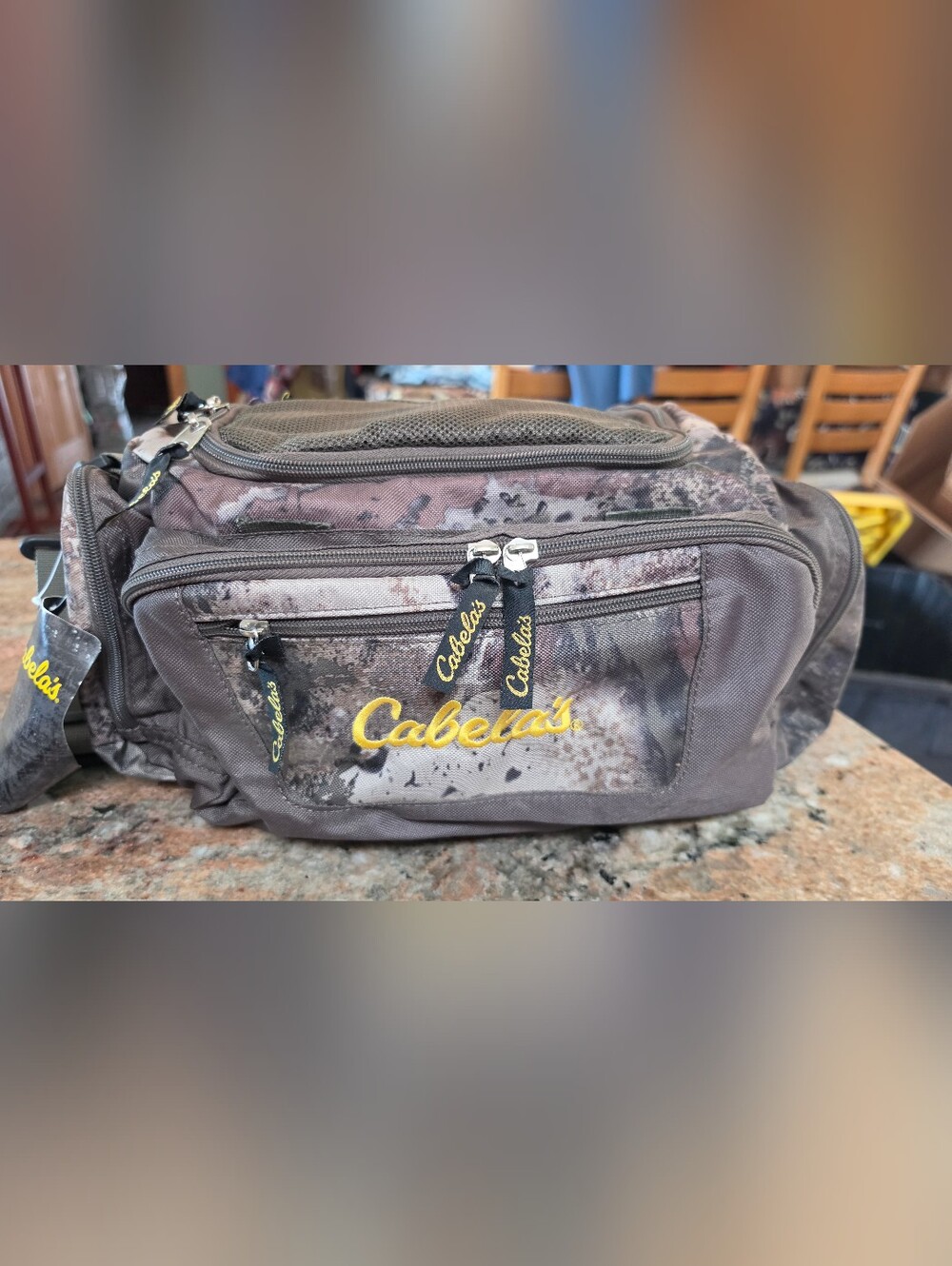 Cabela's Men's Brown Camo Travel Gear CATCH-ALL Bag